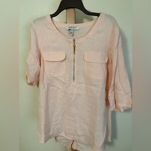 Ellen Tracy linen tunic